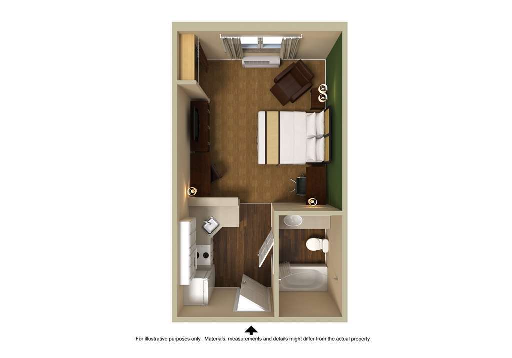 Extended Stay America Suites - Raleigh - Cary - Regency Parkway North Pokoj fotografie